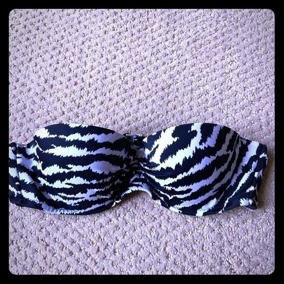 Victoria's Secret Other - Victoria Secret Zebra Print Bikini Top